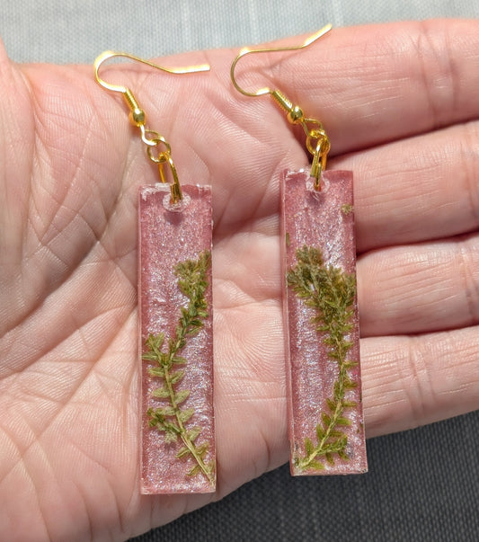 Green moss Earrings