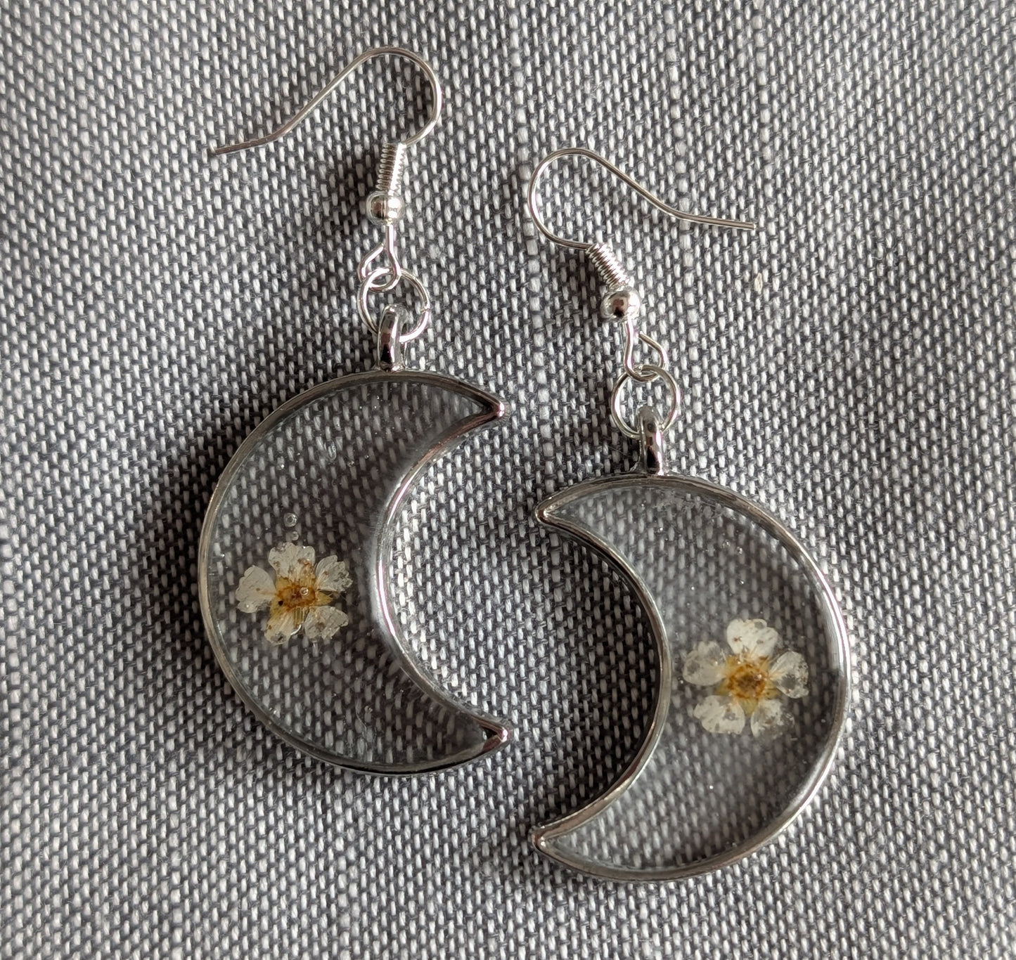 Moon Flower Earrings
